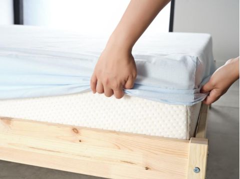 New Cotton Çarşaf Çift Kişilik - Beyaz