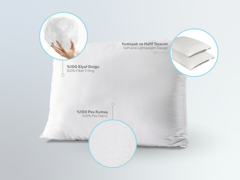 Whiteline Microfiber Yastık