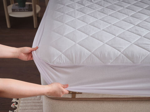 Comfyline Koruyucu Fitted Alez 140 x 200 cm - Beyaz