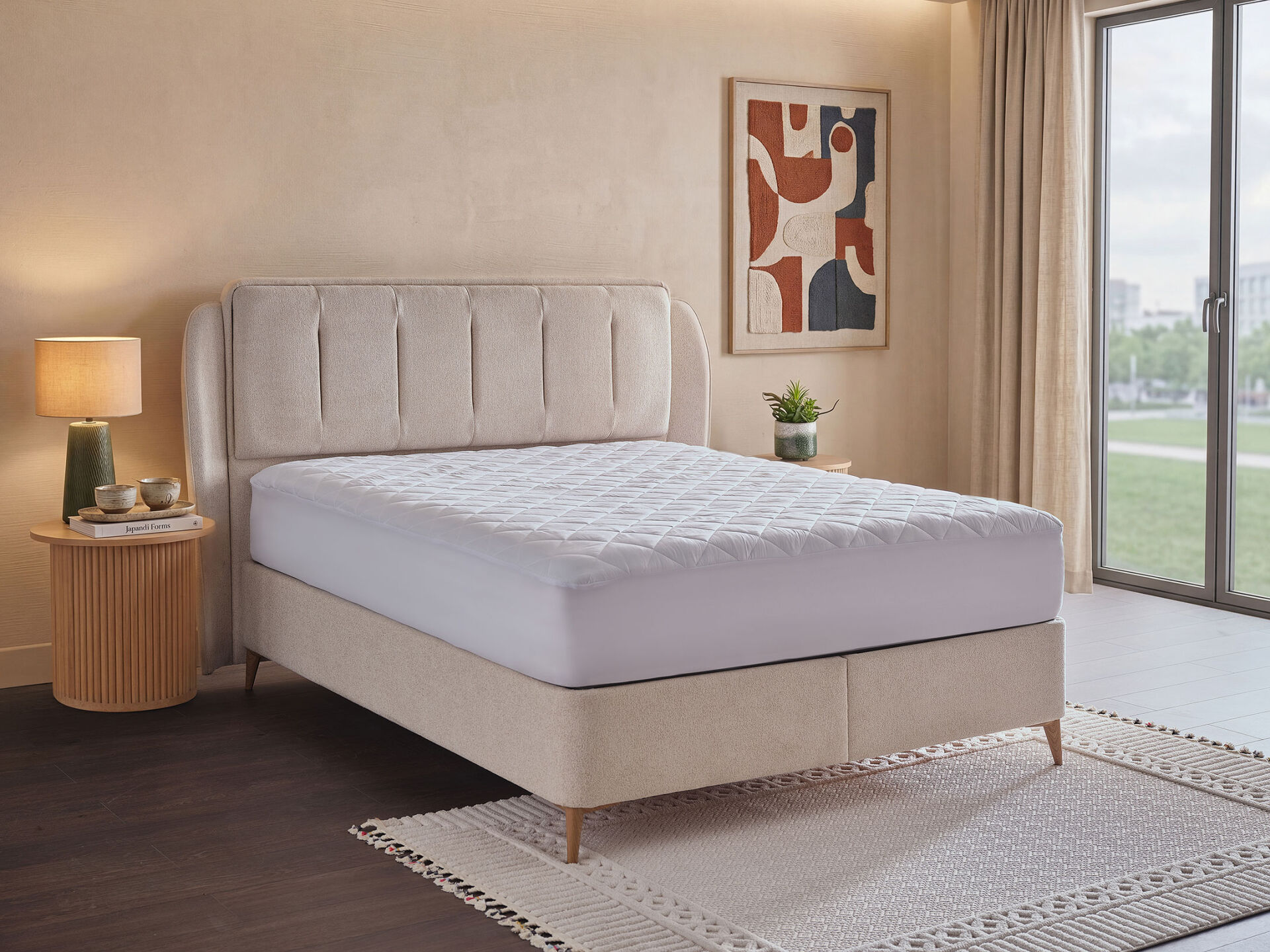 Comfyline Sıvı Geçirmez Fitted Alez 120 x 200 cm - Beyaz