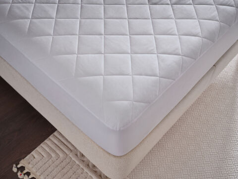Comfyline Koruyucu Fitted Alez 180 x 200 cm - Beyaz