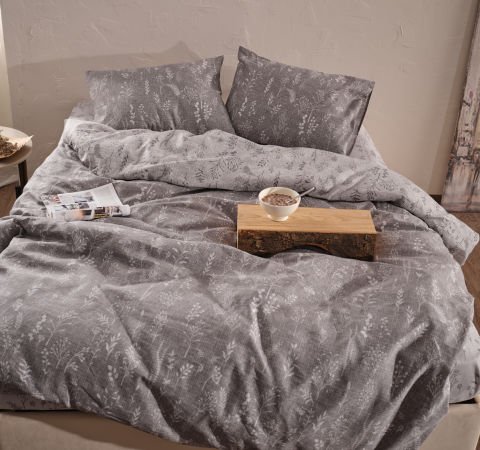 Easy Cotton Nevresim Takımı Sereal Tek King Size - Kahve