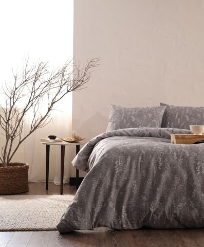 Easy Cotton Nevresim Takımı Sereal Tek King Size - Kahve
