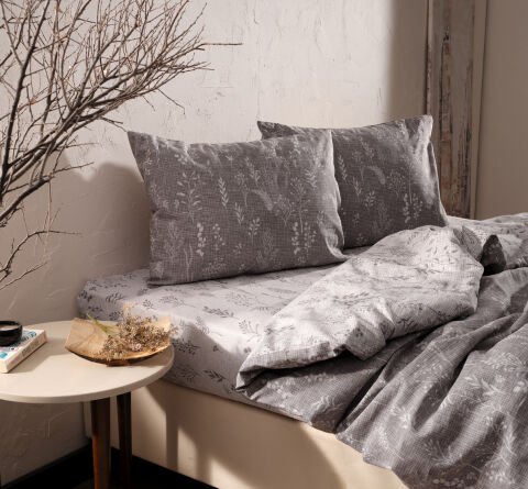 Easy Cotton Nevresim Takımı Sereal Tek Kişilik - Kahve
