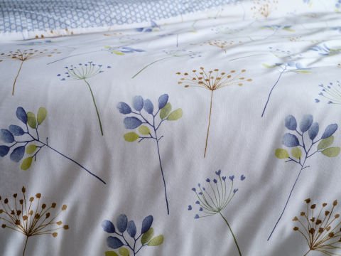 Easy Cotton Nevresim Takımı Flourish Tek King Size - Krem