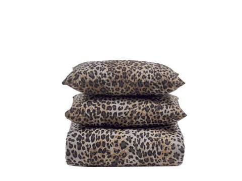 Luxury Saten Nevresim Takımı Pantera Tek Kişilik - Leopar
