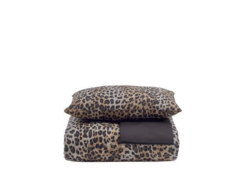 Luxury Saten Nevresim Takımı Pantera Tek Kişilik - Leopar