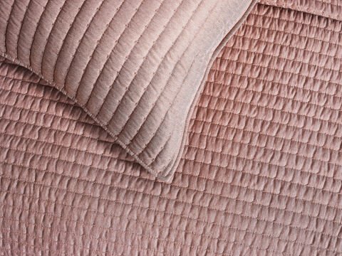 Santa Yatak Örtüsü Çift Kişilik - Gül Kurusu