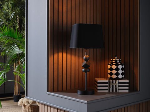 Shavi Abajur Siyah