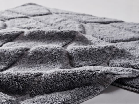 Grano Banyo Paspas Seti 60x100 cm - Antrasit