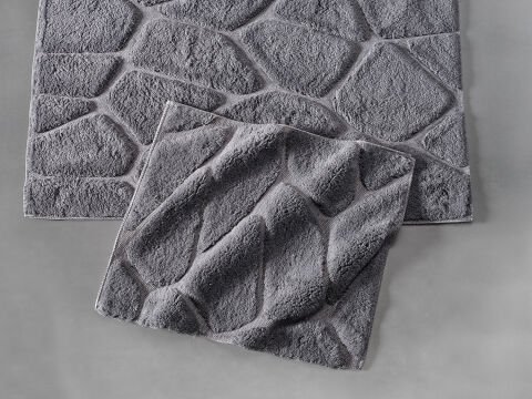 Grano Banyo Paspas Seti 60x100 cm - Antrasit