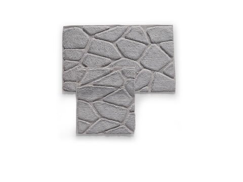 Grano Banyo Paspas Seti 60x100 cm - Gri