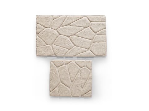 Grano Banyo Paspas Seti 60x100 cm - Krem