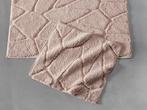 Grano Banyo Paspas Seti 60x100 cm - Vizon
