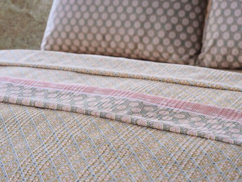 Boho Chic Spring Marwen Pike Takımı Mirabel Tek Kişilik - Bej
