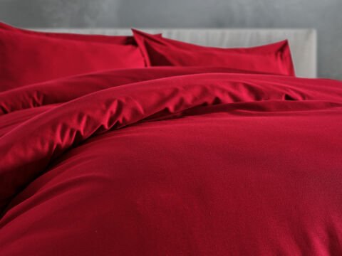 Monoco Nevresim Takımı Tek Kişilik - Bordo